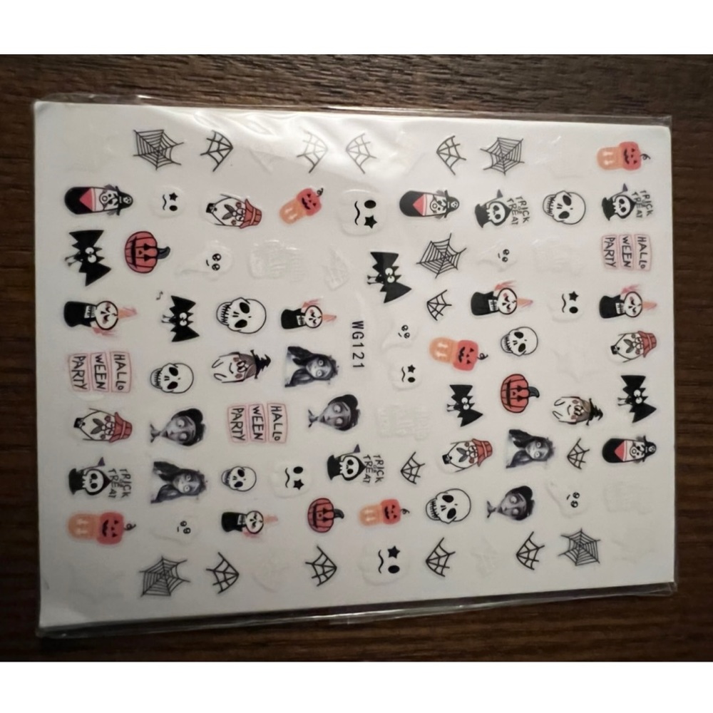 $.50 HALLOWEEN NAIL STICKER SHEET. NEW. $.50 WITH ANY ORDER OF $10 OR MORE - Picture 5 of 16